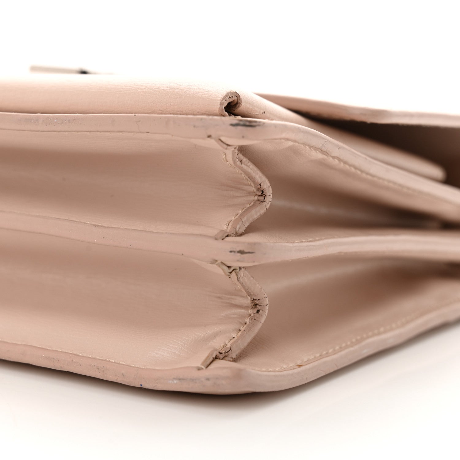 Saint Laurent Calfskin Medium Monogram Sunset Marble Pink 10 of 21