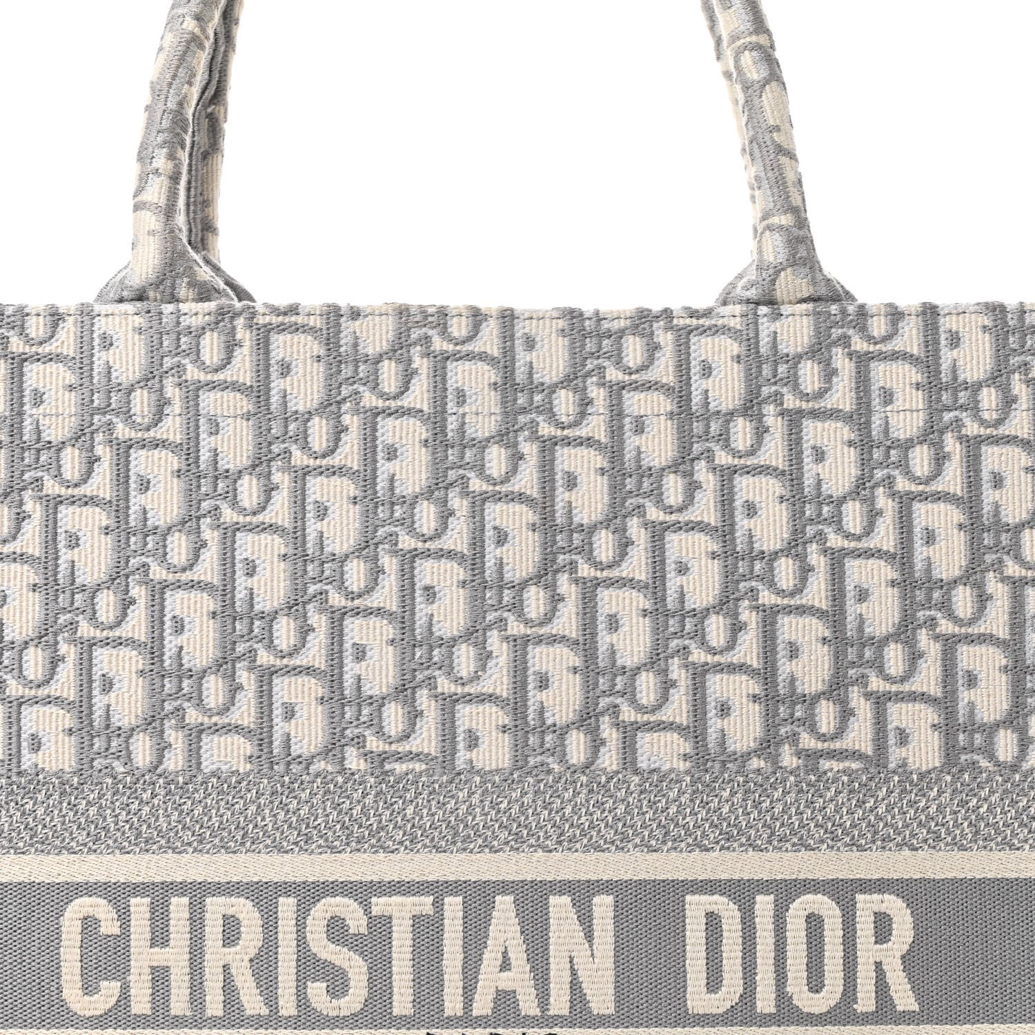 Christian Dior Oblique Large Book Tote Grey 8 of 12