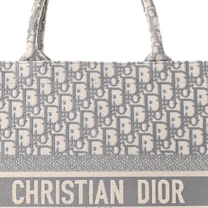 Christian Dior Oblique Large Book Tote Grey 8 of 12