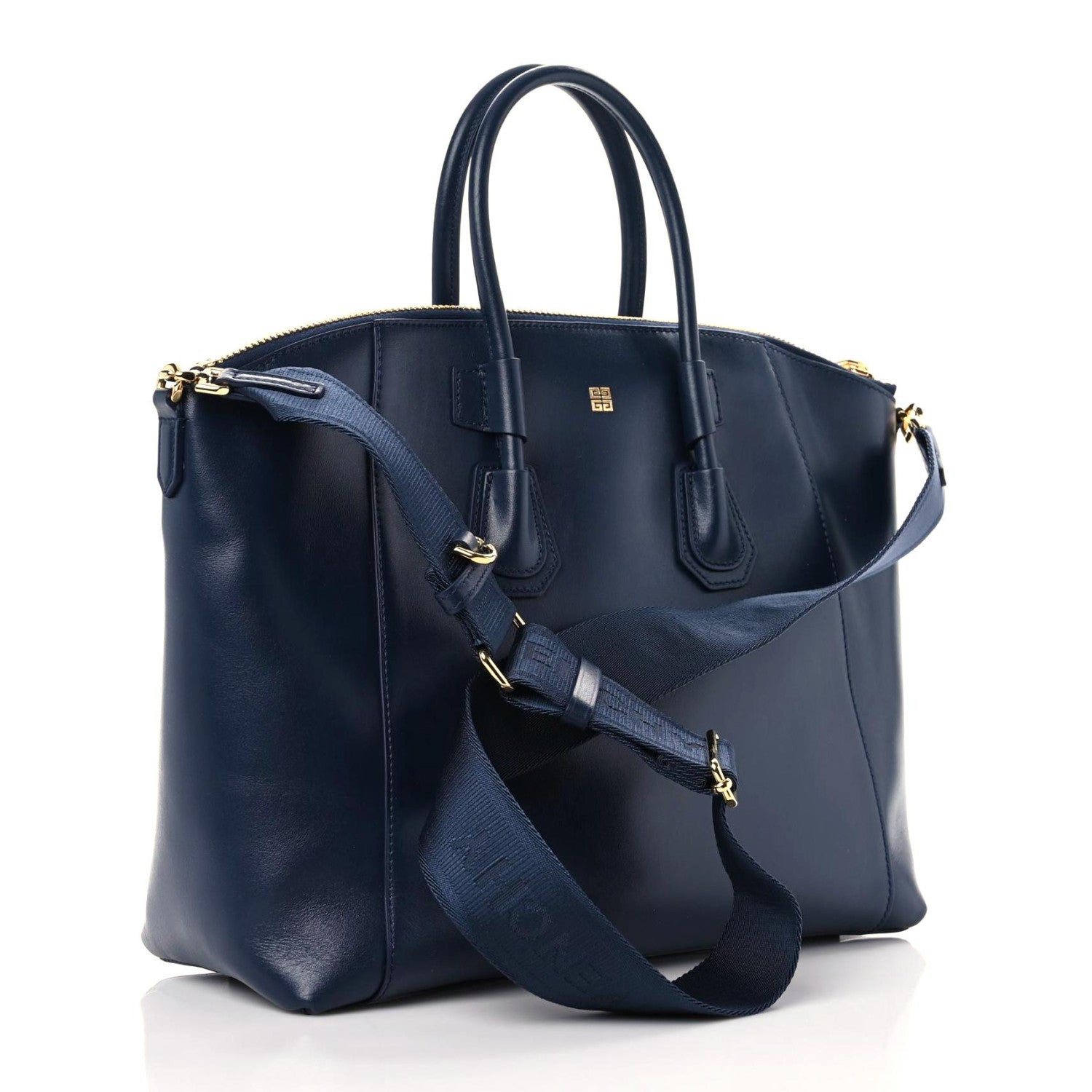 Givenchy Box Calfskin Small Antigona Sport Top Handle Bag Navy 2 of 10