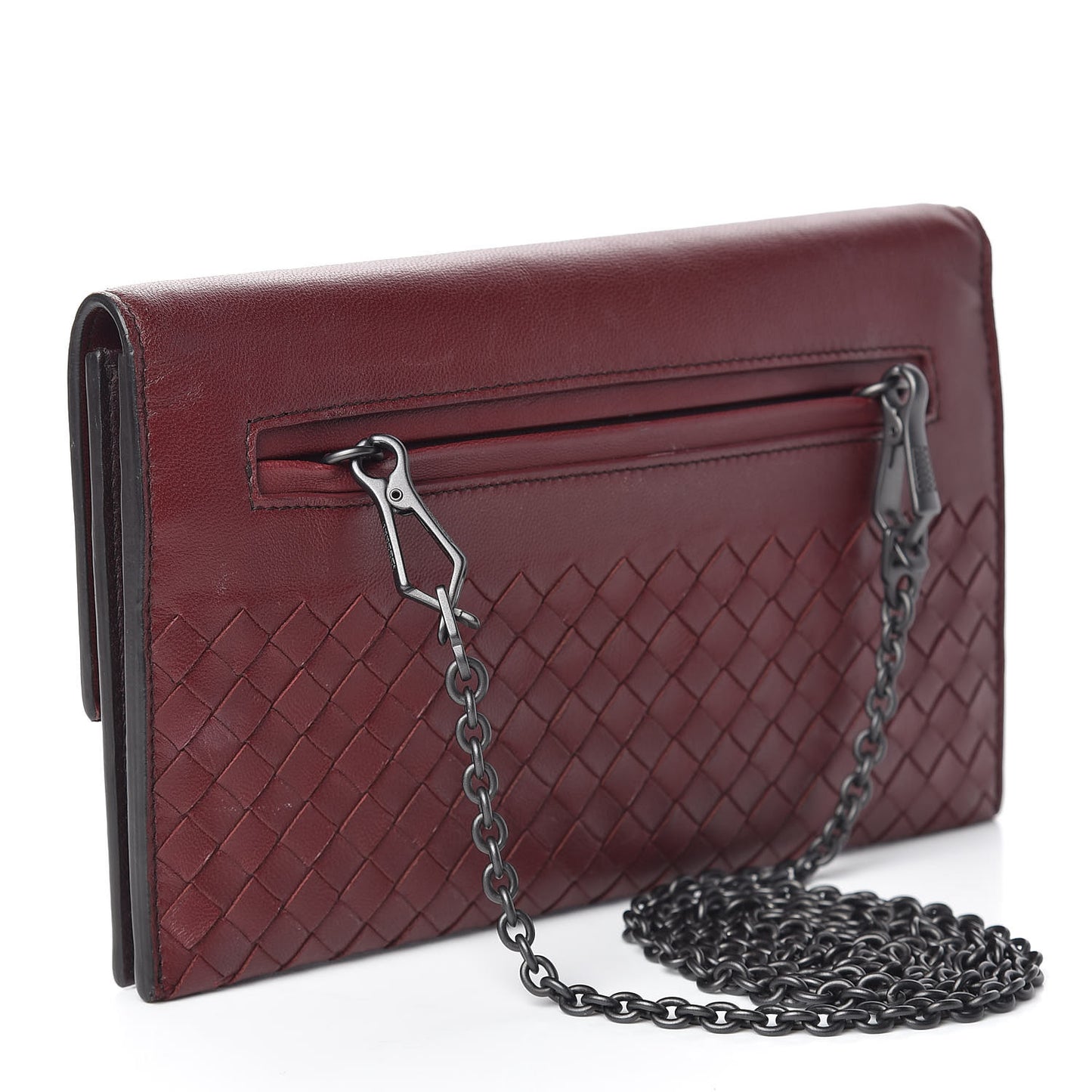 Nappa Intrecciato Wallet Bag Gigolo Red