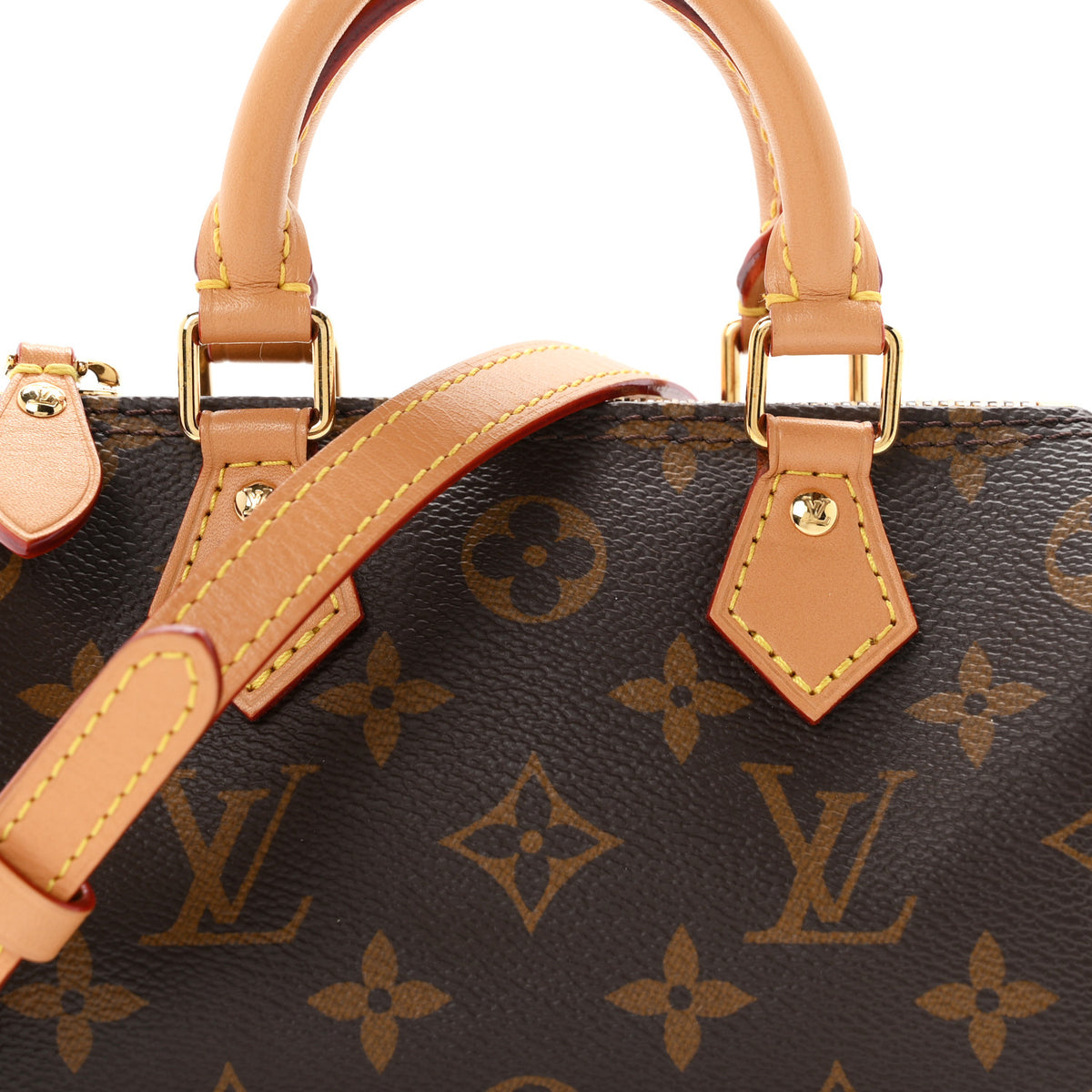 Louis Vuitton Monogram Nano Speedy Bandouliere 7 of 9