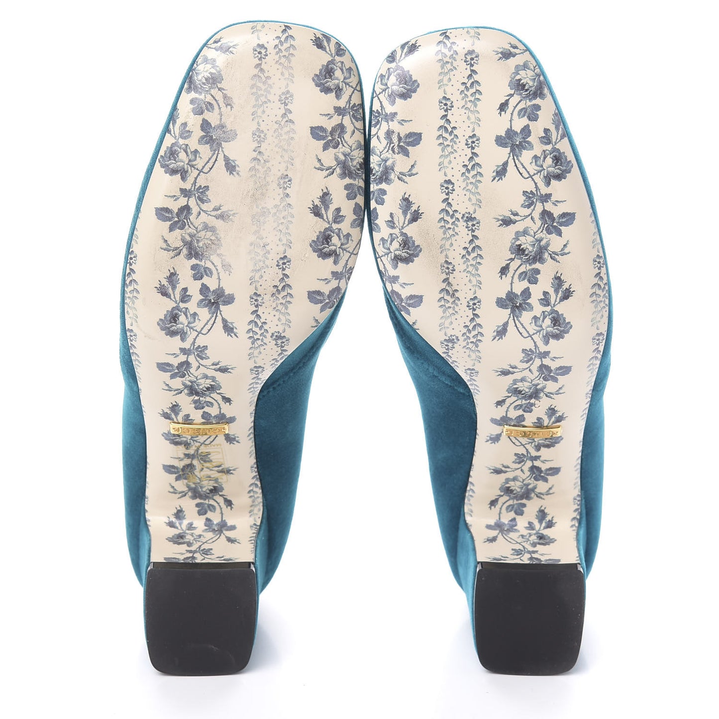 Softy Velvet GG Victoire 55mm Loafer Pumps 37 Pavone