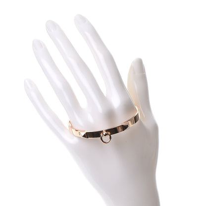 Hermes 18K Rose Gold PM Collier De Chien Bracelet SH 2 of 5