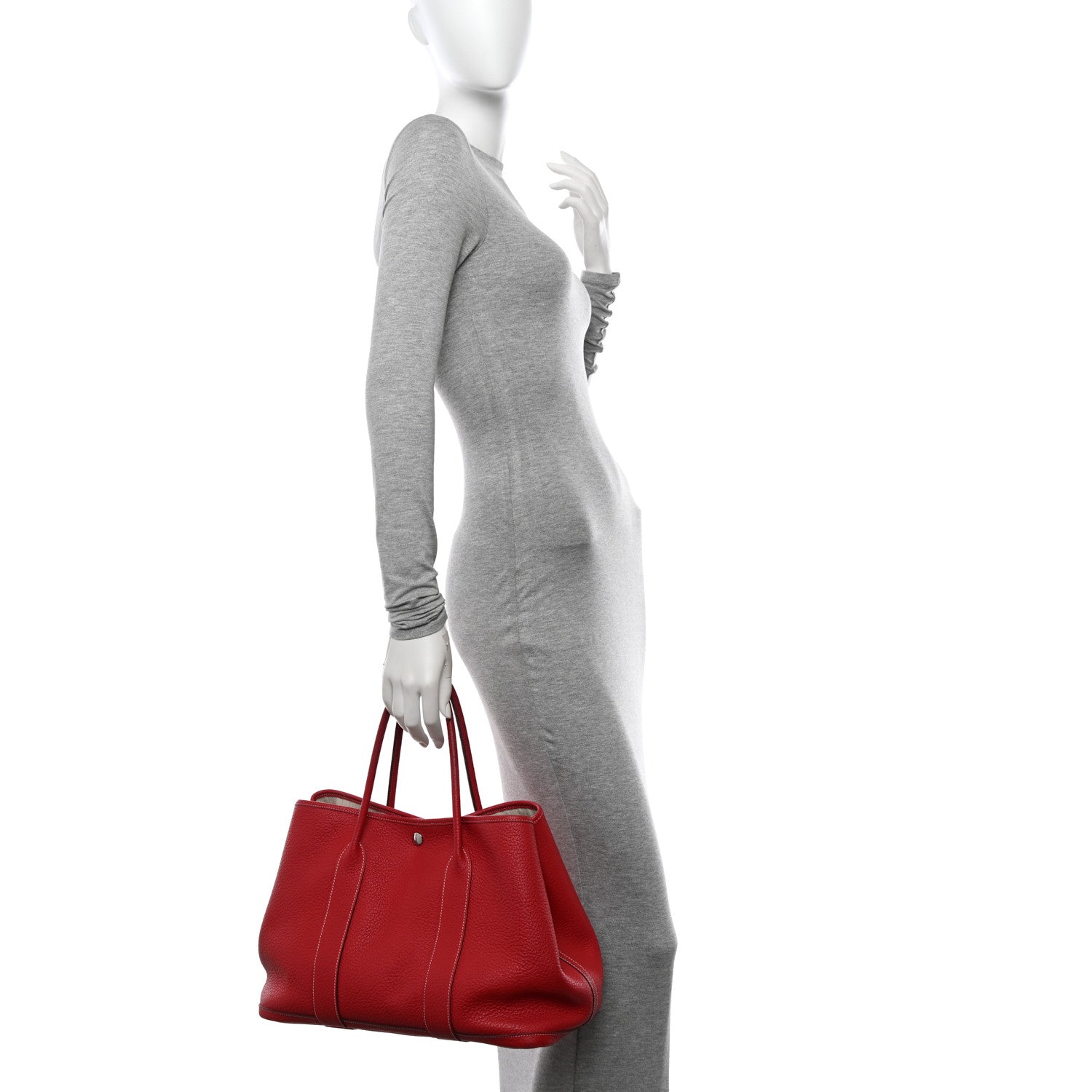 Hermes Negonda Garden Party 36 MM Rouge Casaque 3 of 17