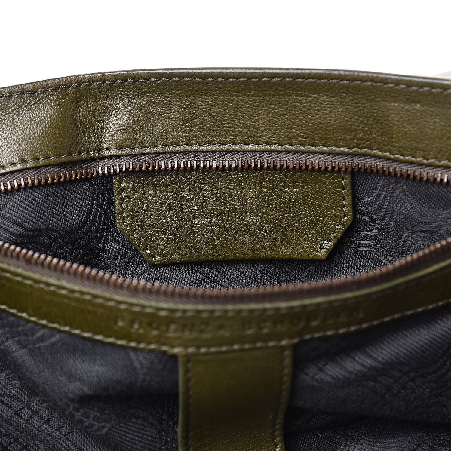 Proenza Schouler Lambskin Large PS1 Satchel Military 6 of 11