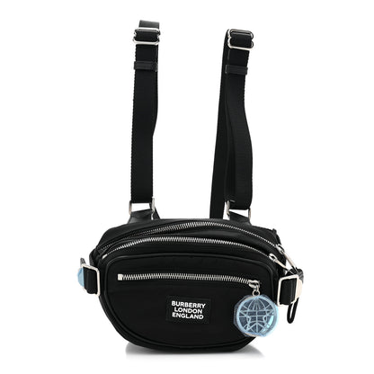 Burberry Econyl Logo Print Bum Bag Black 1 of 9
