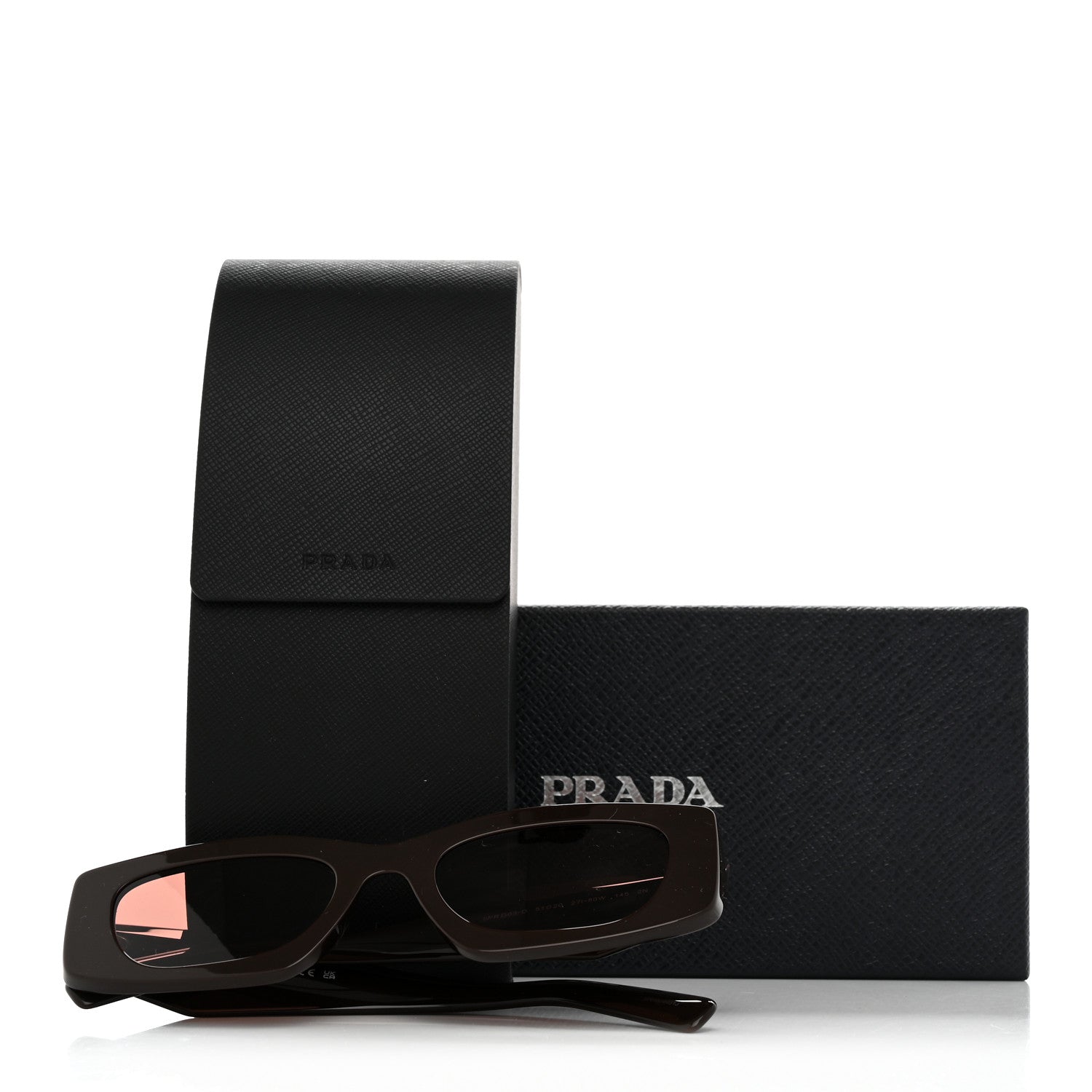 Prada Acetate Sunglasses SPR D03 Dark Brown 8 of 8