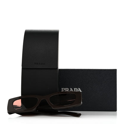 Prada Acetate Sunglasses SPR D03 Dark Brown 8 of 8