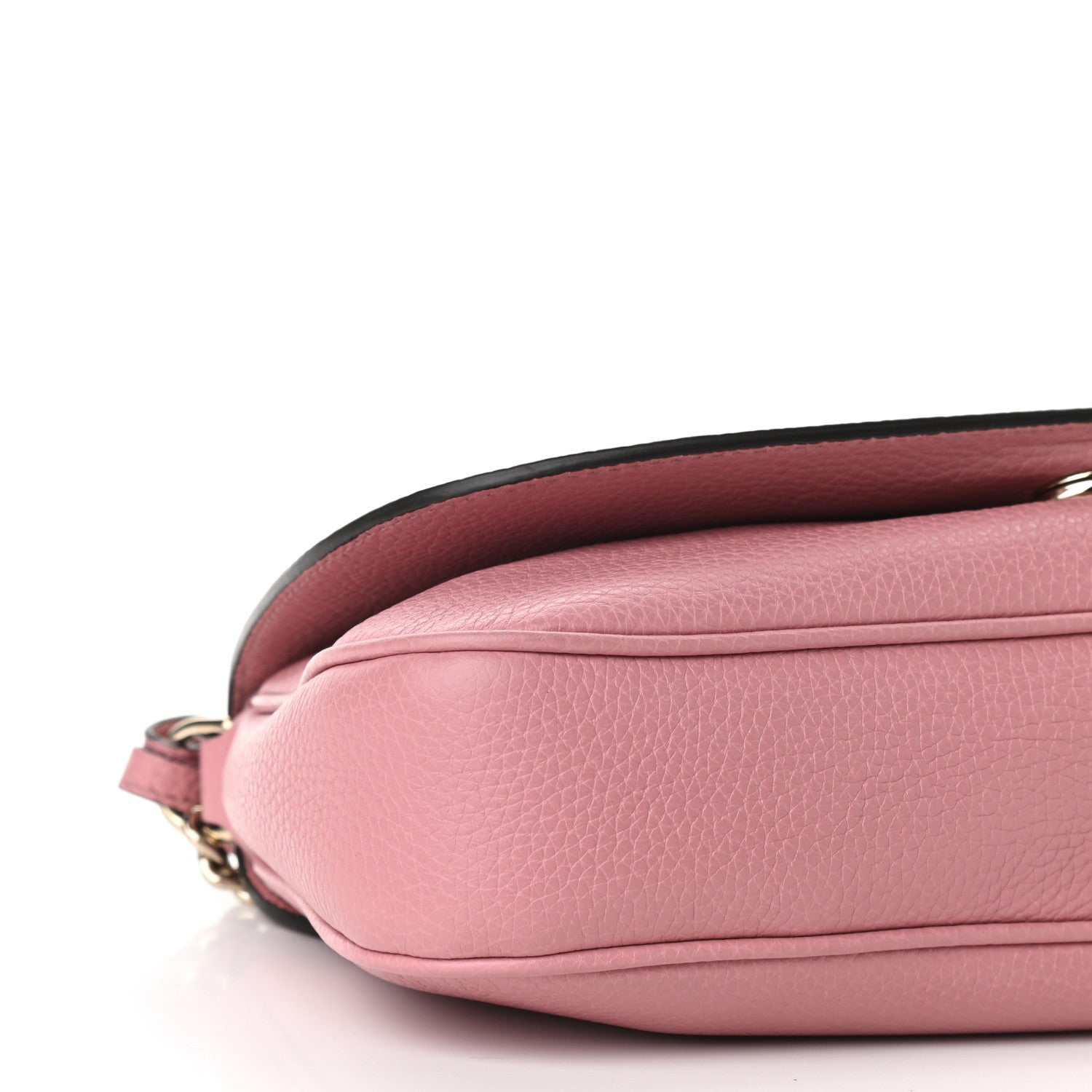 Gucci Pebbled Calfskin Medium Soho Flap Crossbody Pink 8 of 10