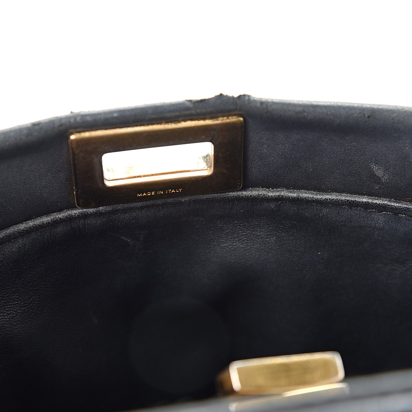 Nappa Mini Peekaboo Iconic Satchel Black