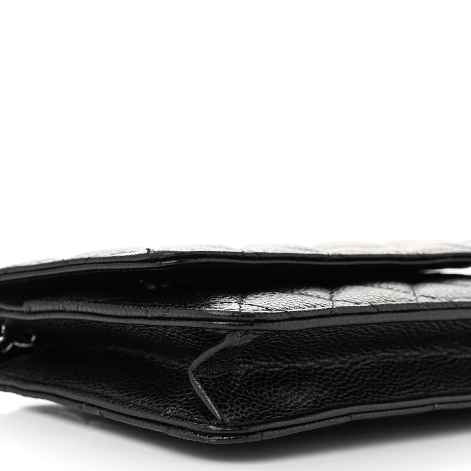 Chanel Caviar Quilted Wallet on Chain WOC Black 10 of 12