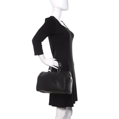 Louis Vuitton Epi Speedy 25 Black 2 of 13