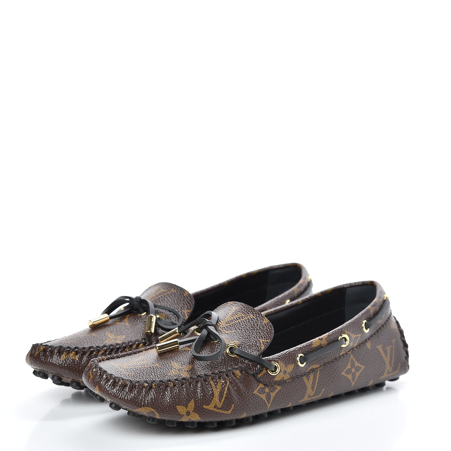 Louis Vuitton Patent Monogram Gloria Loafers 37.5 3 of 11