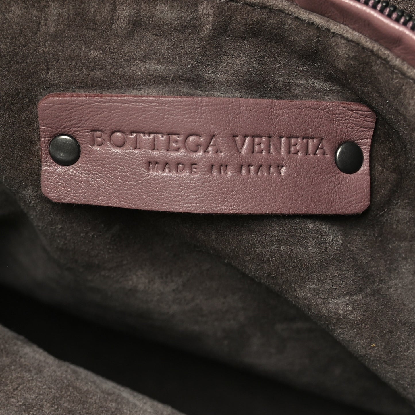Nappa Intrecciato Ciambrino Bag Brown