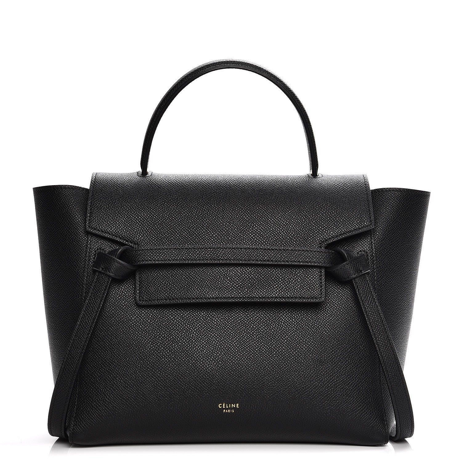 Celine Grained Calfskin Micro Belt Bag Black 1 of 9