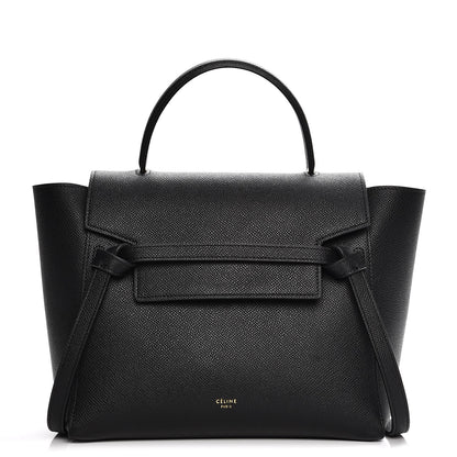 Celine Grained Calfskin Micro Belt Bag Black 1 of 9
