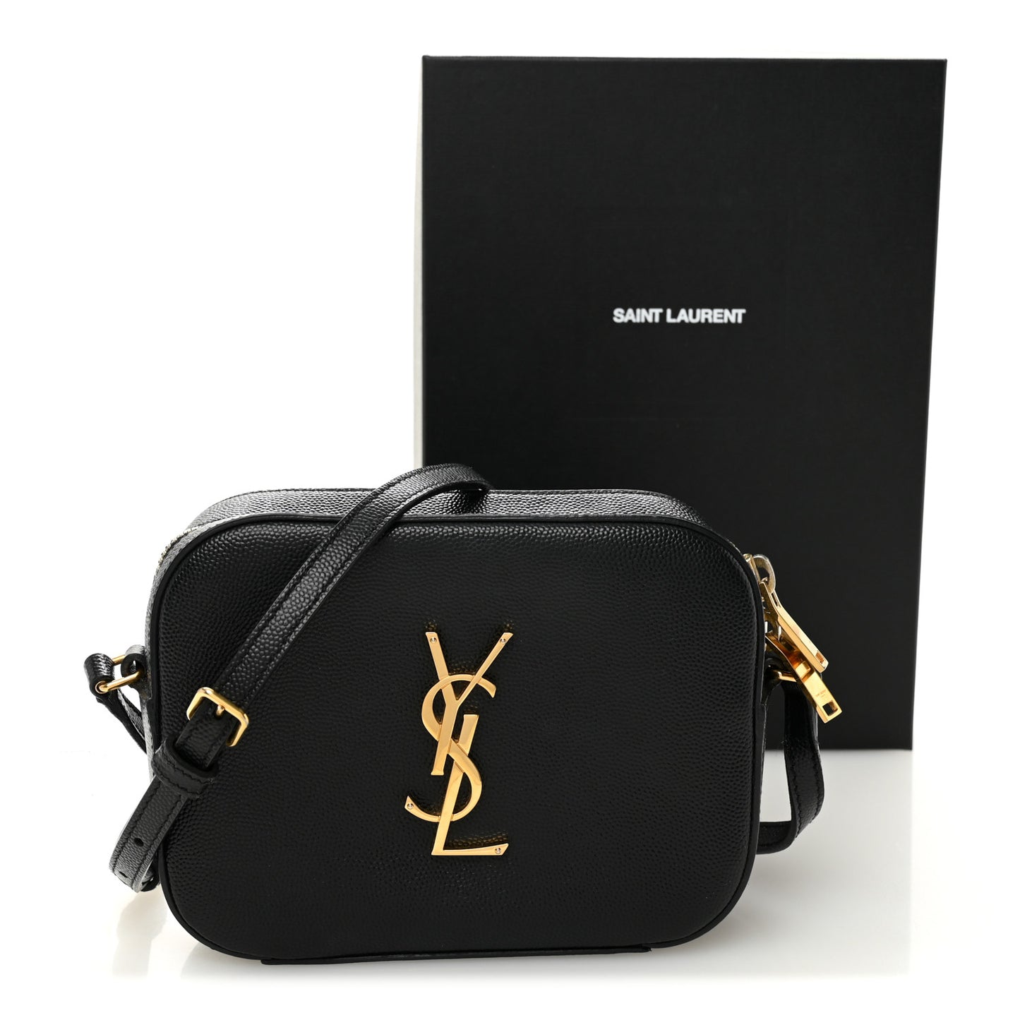 Grain De Poudre Small Classic Monogram Camera Bag Black
