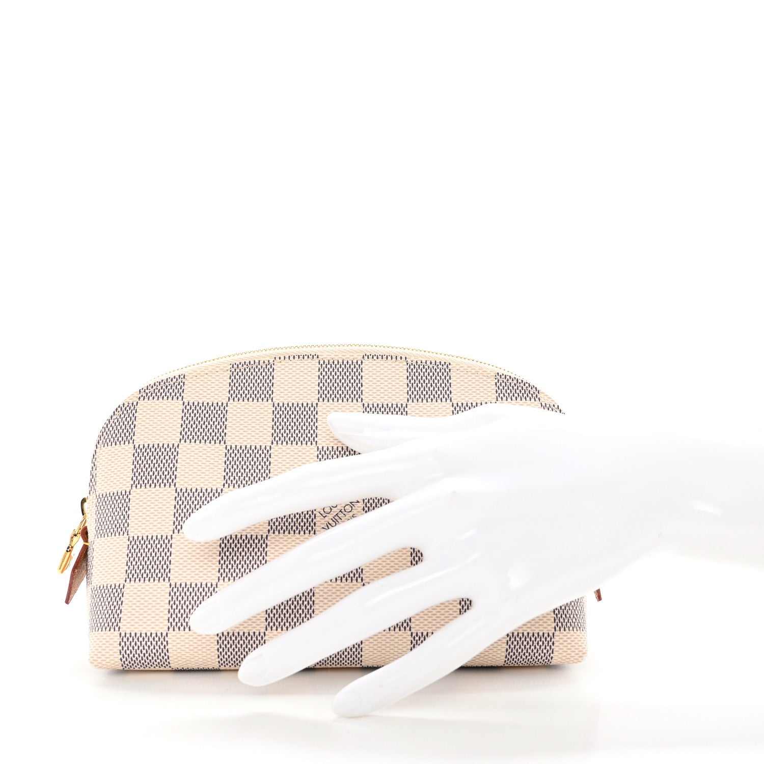 Louis Vuitton Damier Azur Cosmetic Pouch 3 of 8