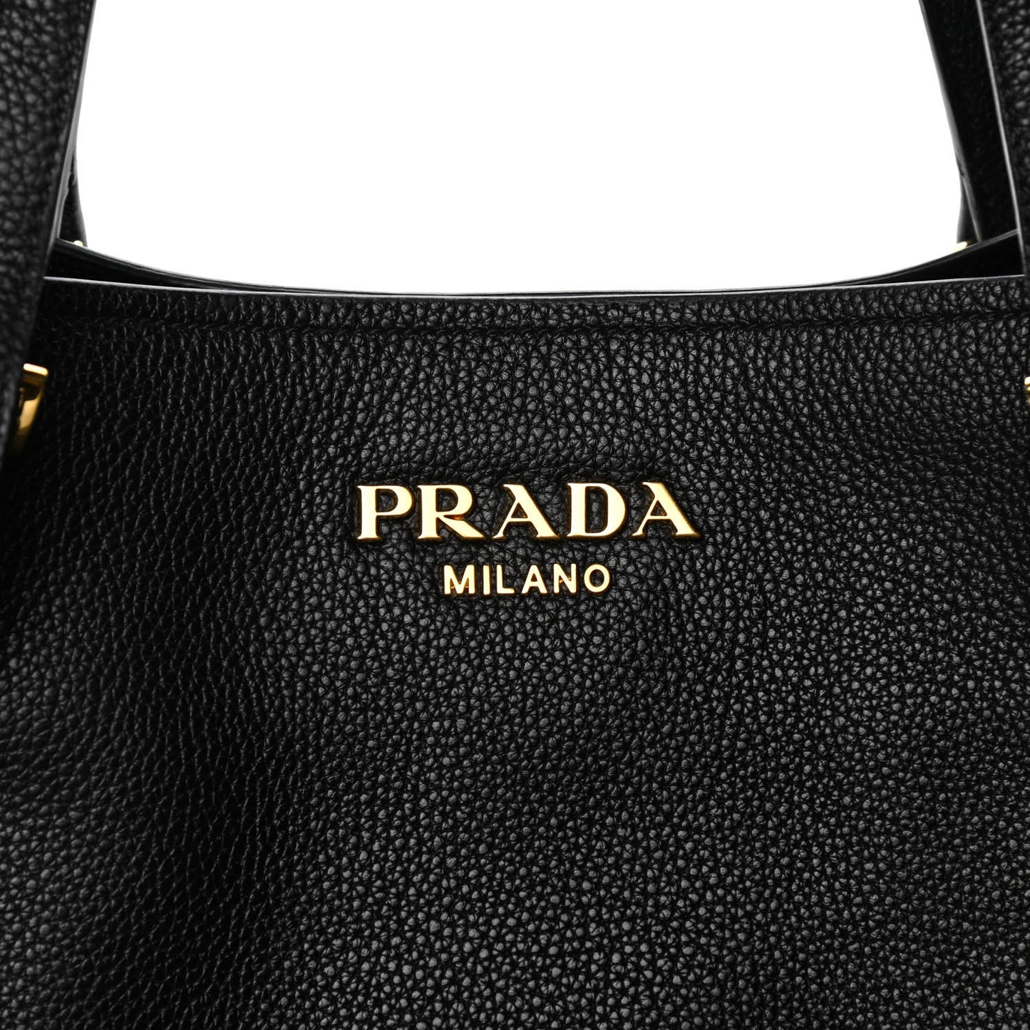 Vitello Grain Tote Black