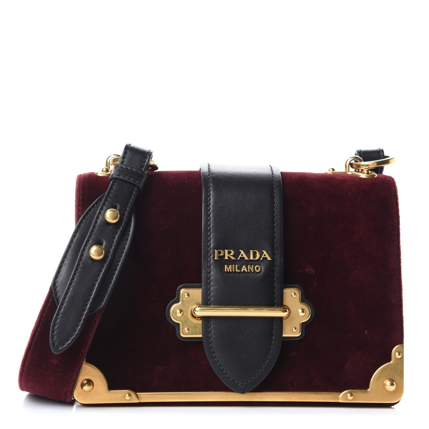 Velvet City Calfskin Cahier Bag Ribes Black