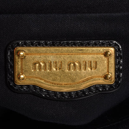 Miu Miu Lux Leather Small Matelasse Coffer Nero Black 10 of 16