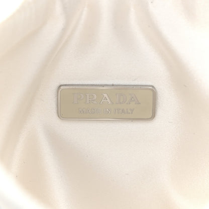 Prada Satin Crystal Mini Re-Edition 2000 Bag White 6 of 11