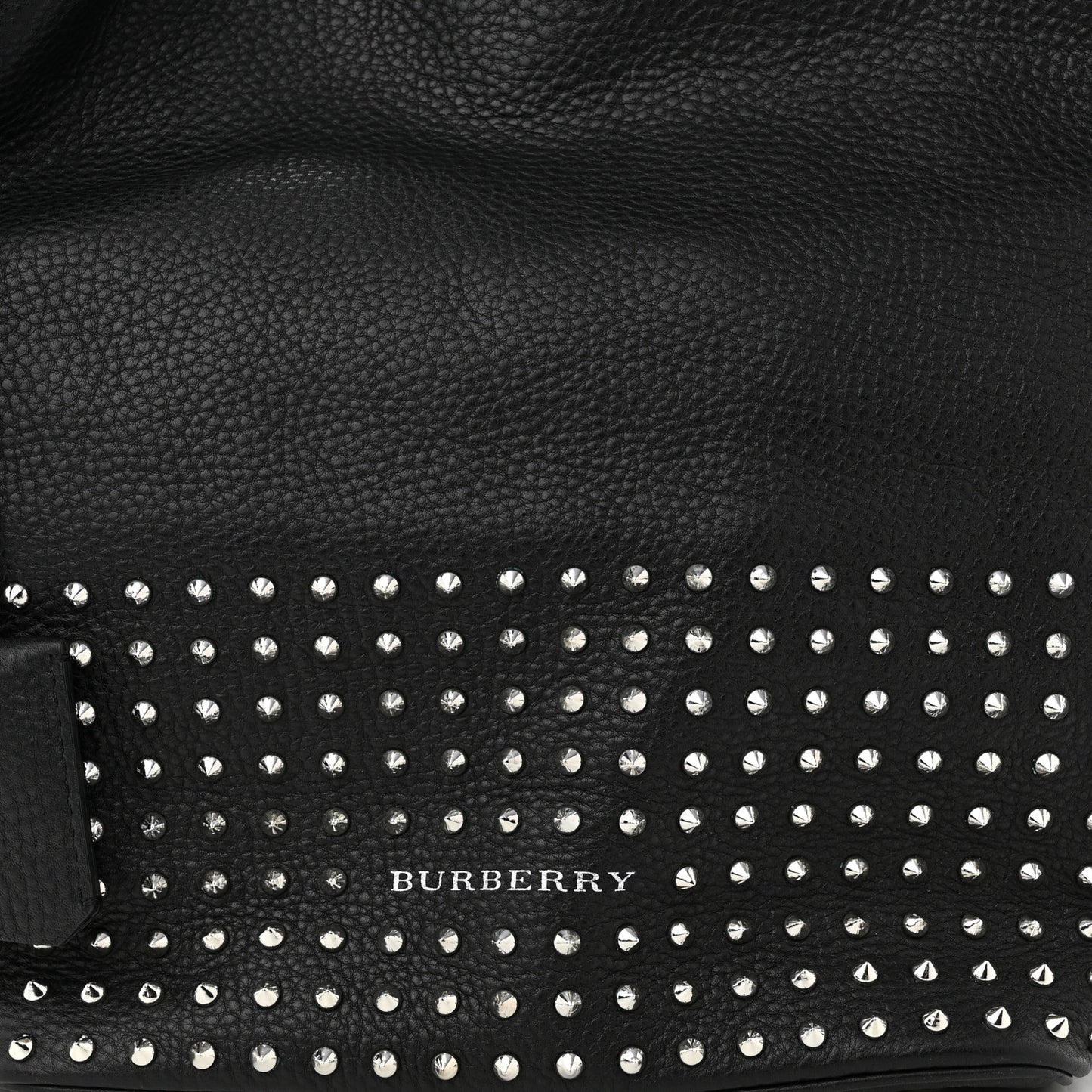 Calfskin Studded Medium Susanna Hobo Black