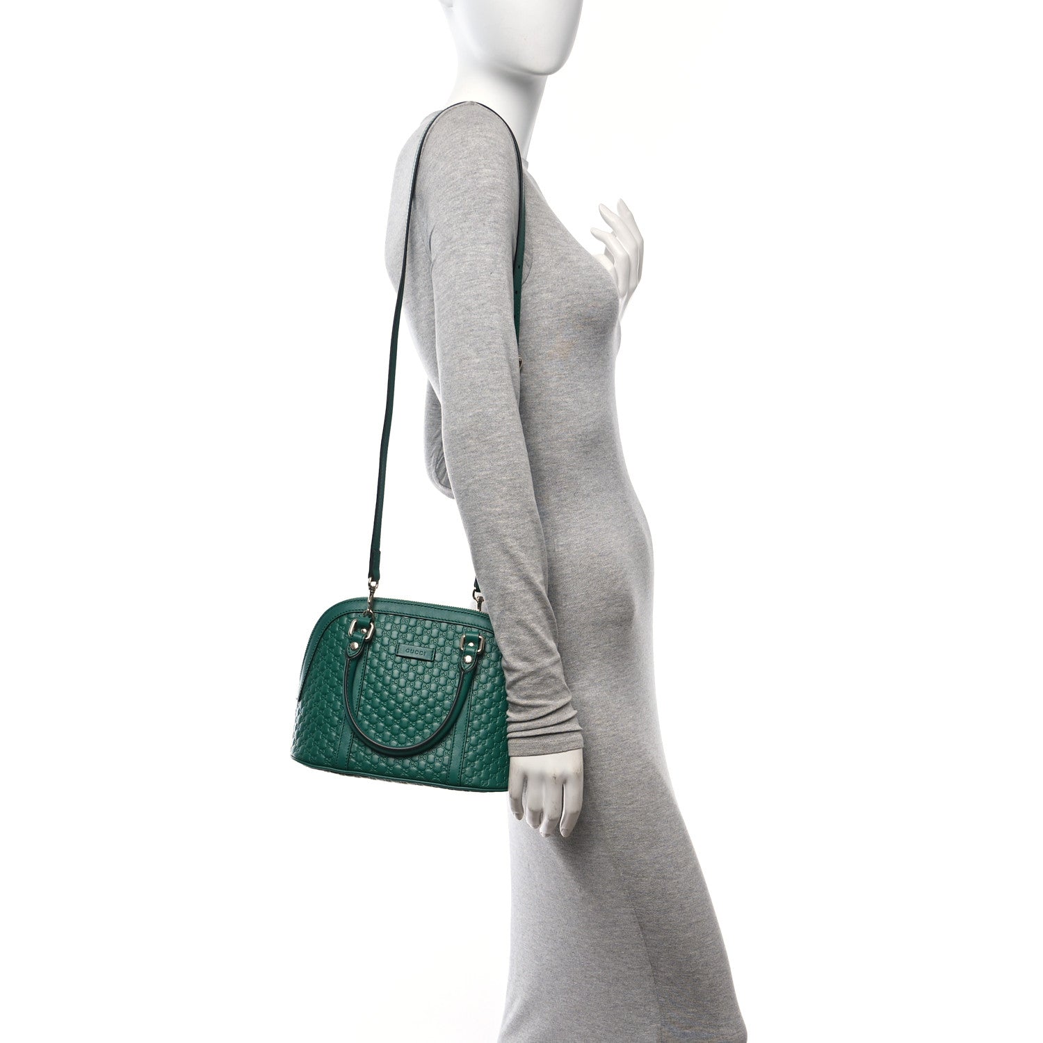 Gucci Soft Microguccissima Mini Dome Bag Emerald 2 of 10