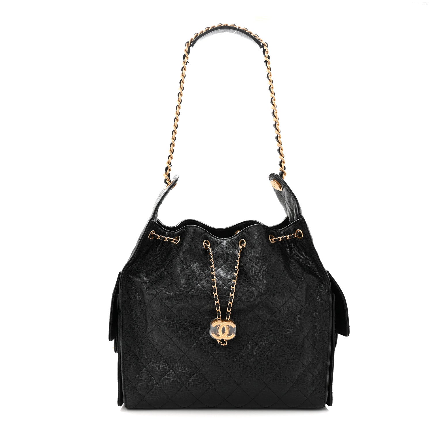 Chanel Caviar Quilted Medium Chanel 25 Handbag Black 1 of 10