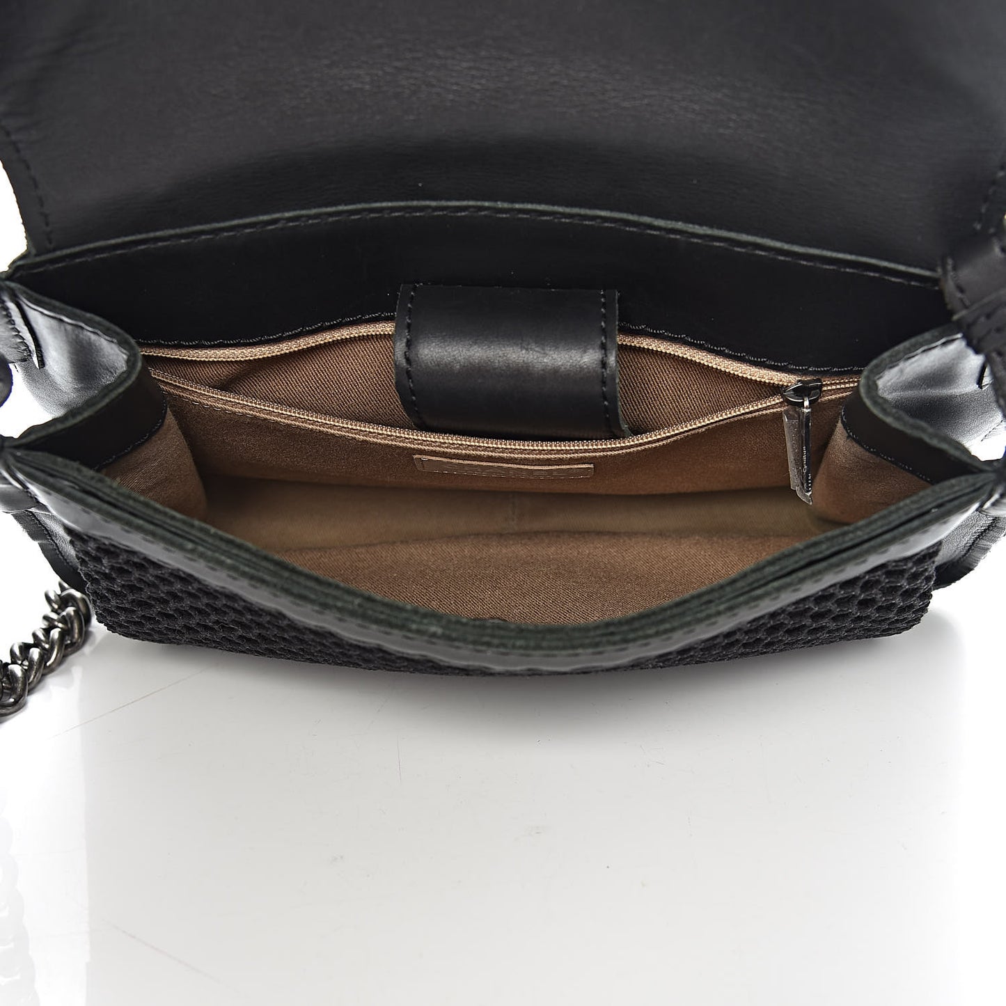 Calfskin Stitched Small Highlander Messenger Black
