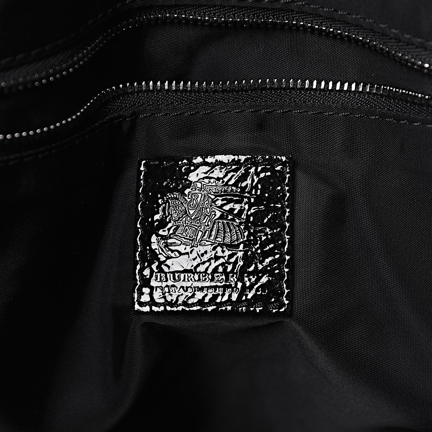 Nylon Beat Check Victoria Tote Black