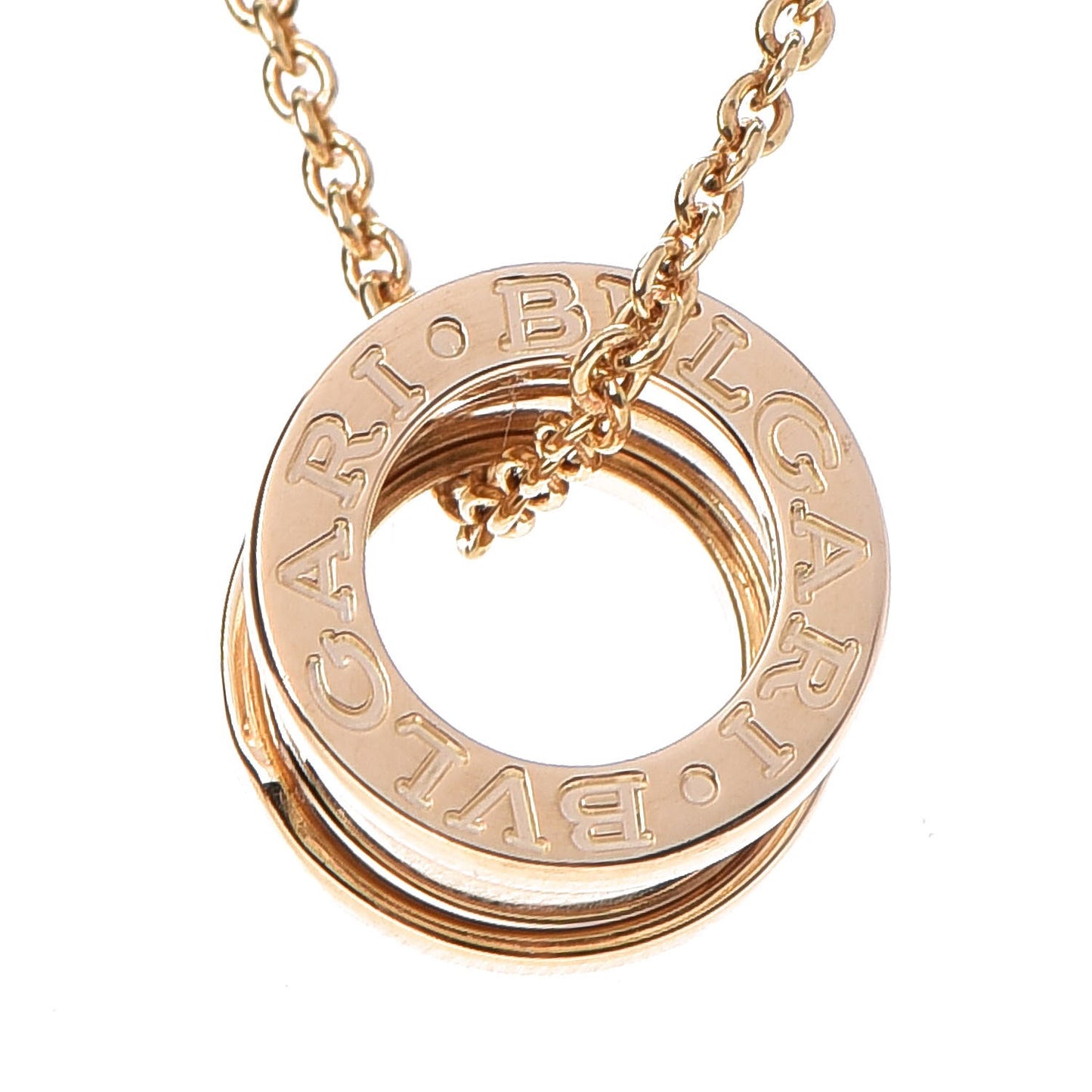 18K Yellow Gold B.Zero1 Pendant Necklace