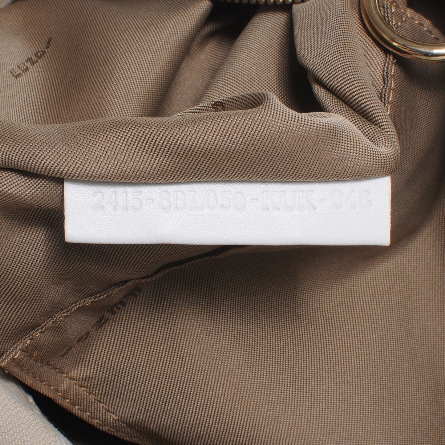 Cuoio Juta Tiger Print Hobo Beige White
