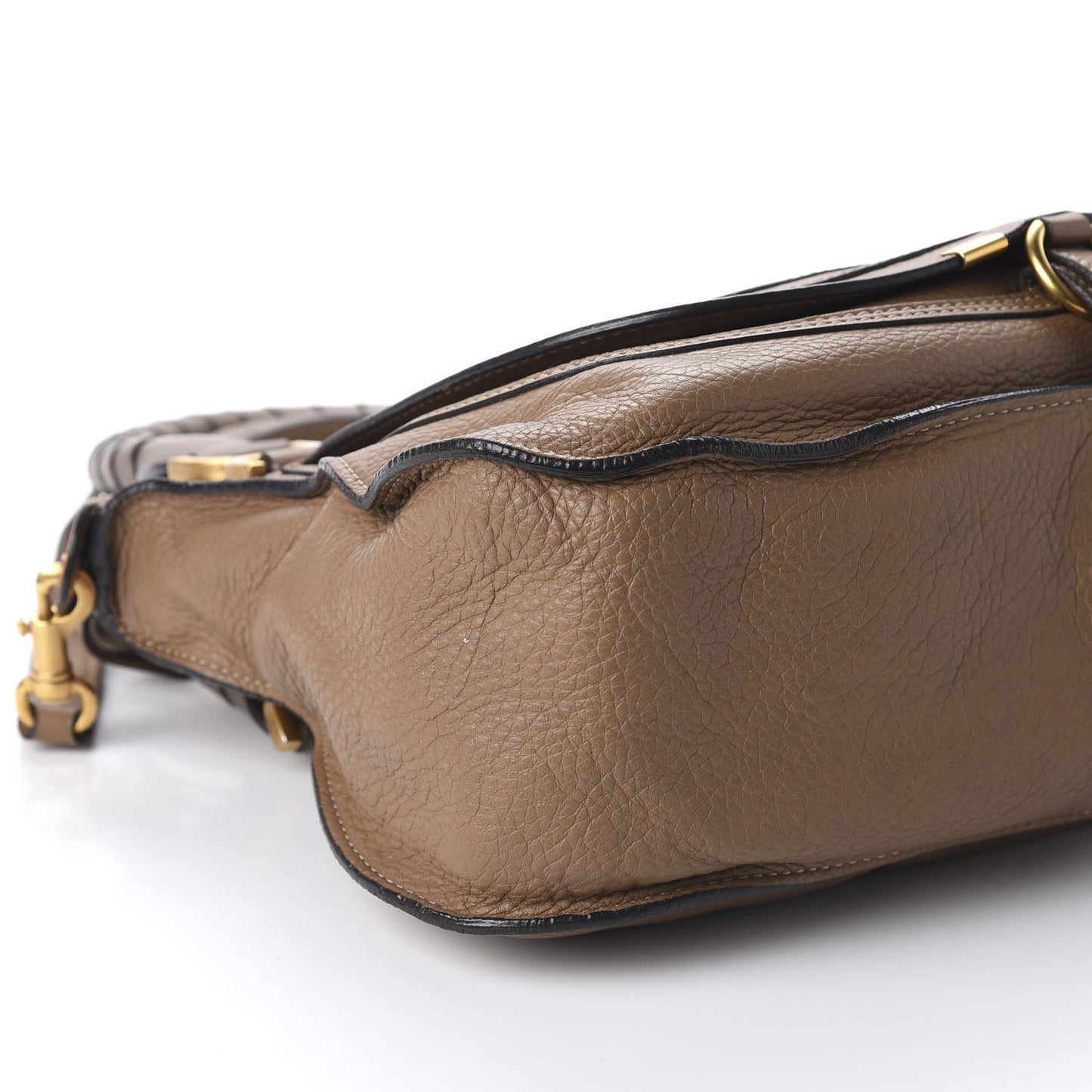 Calfskin Small Marcie Satchel Nut