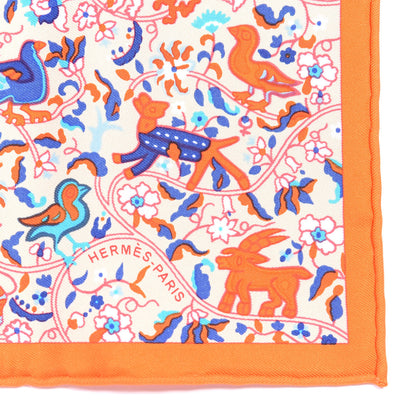 Hermes Silk Jardins De Soie Scarf 45 4 of 4