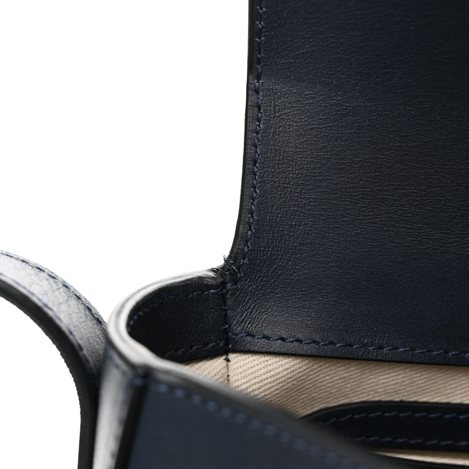 Mansur Gavriel Calfskin Flap Crossbody Bag Blue 11 of 15