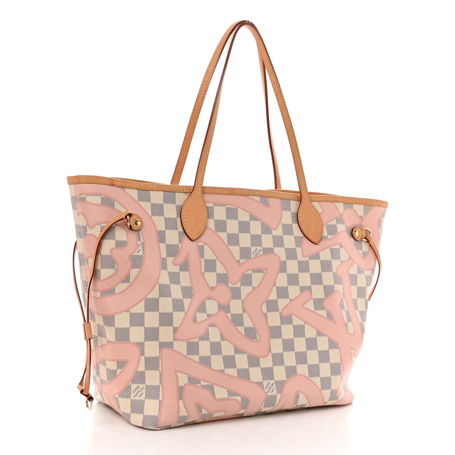 Louis Vuitton Damier Azur Tahitienne Neverfull MM 4 of 14
