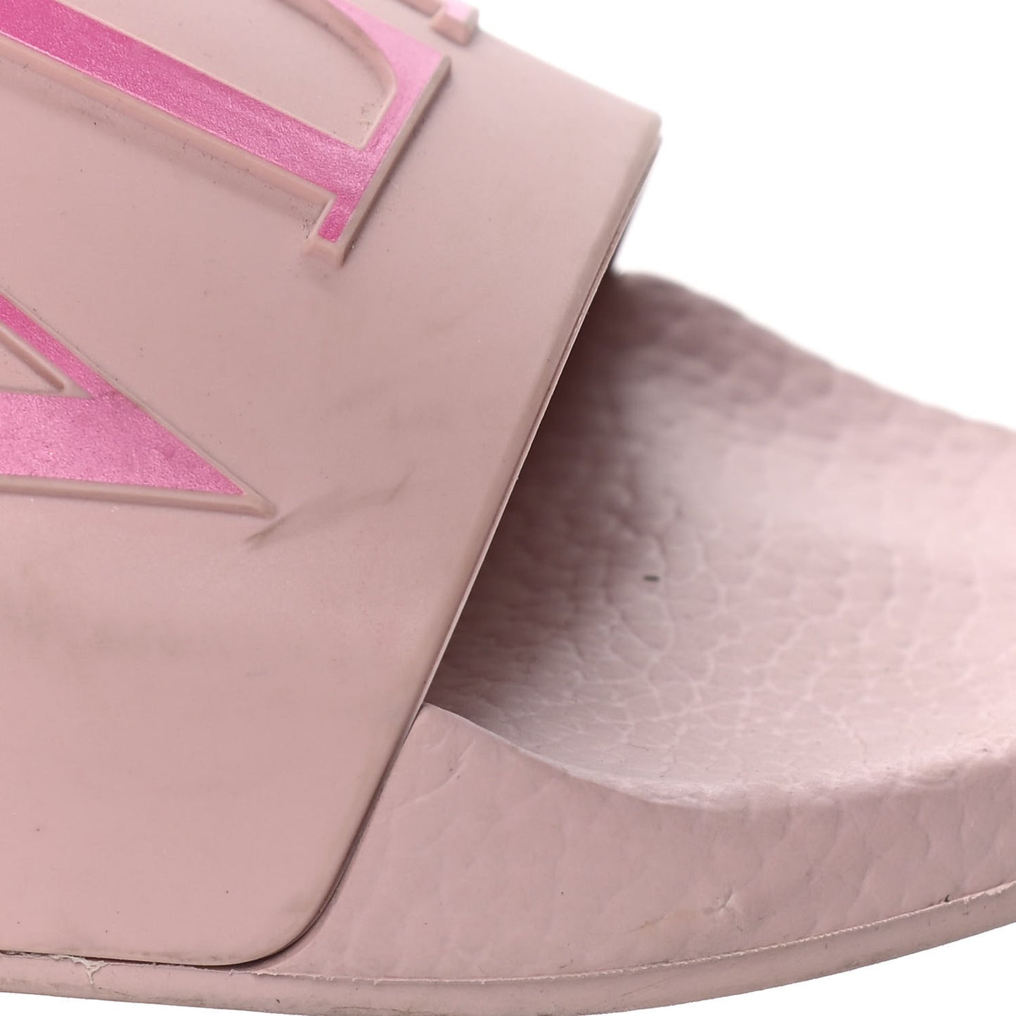 Rubber VLTN Pool Slide Sandals 37 Water Rose Disco Pink