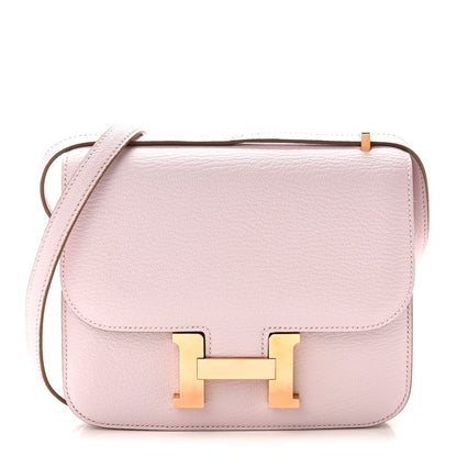 Hermes Chevre Mysore Constance 18 Mauve Pale 8 of 12