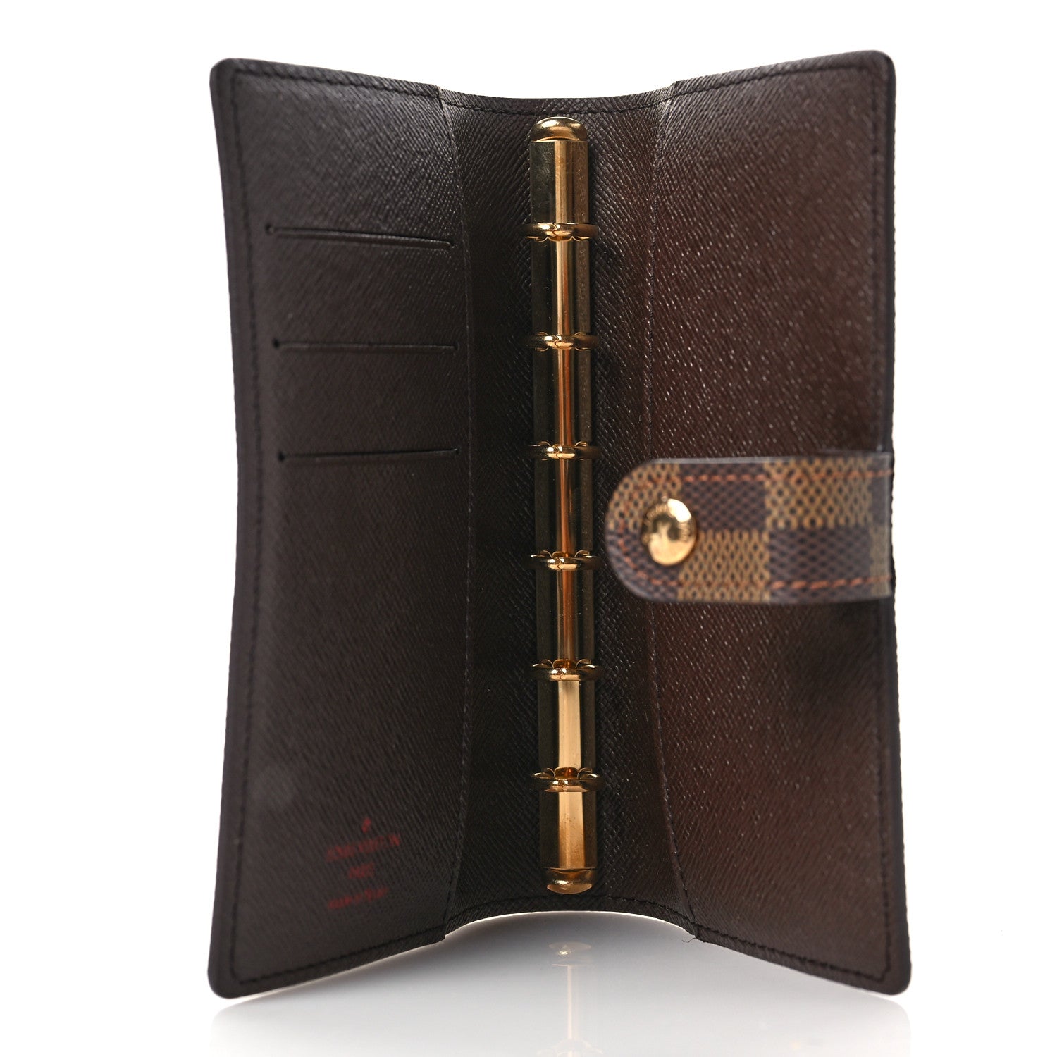 Louis Vuitton Damier Ebene Small Ring Agenda Cover 5 of 6