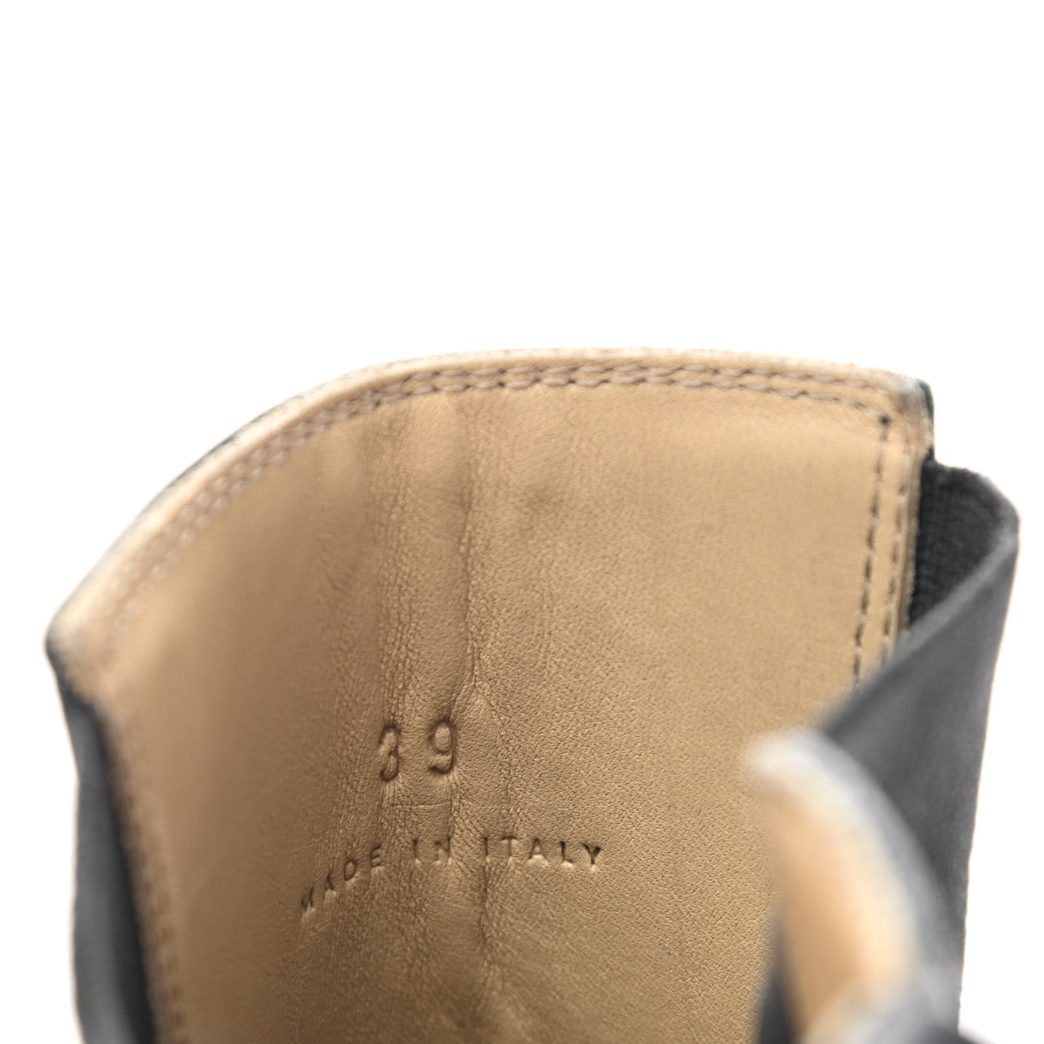 Bottega Veneta Calfskin The Flash Chelsea Boots 39 Black Grass 7 of 10