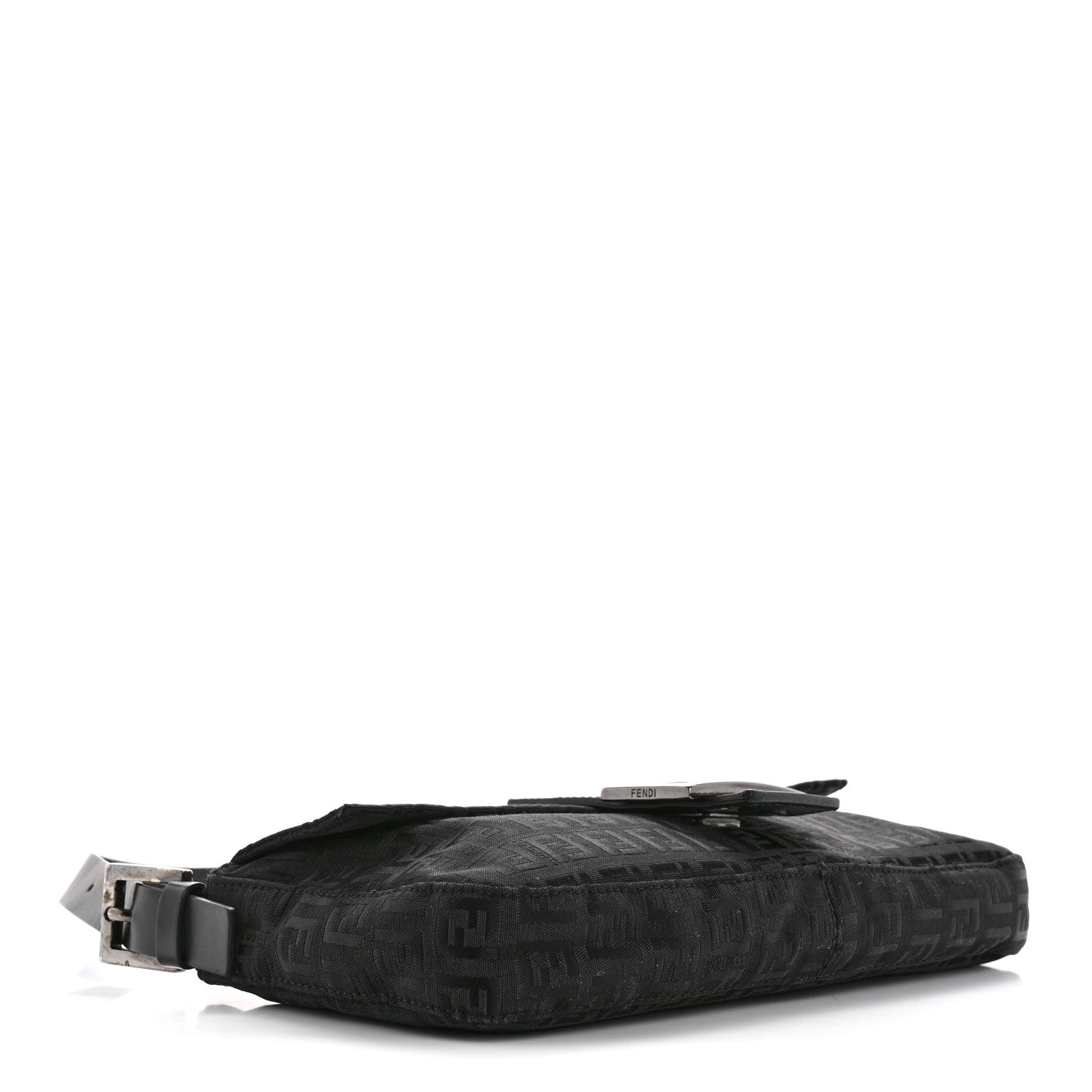 Fendi Zucchino Baguette Black 4 of 16