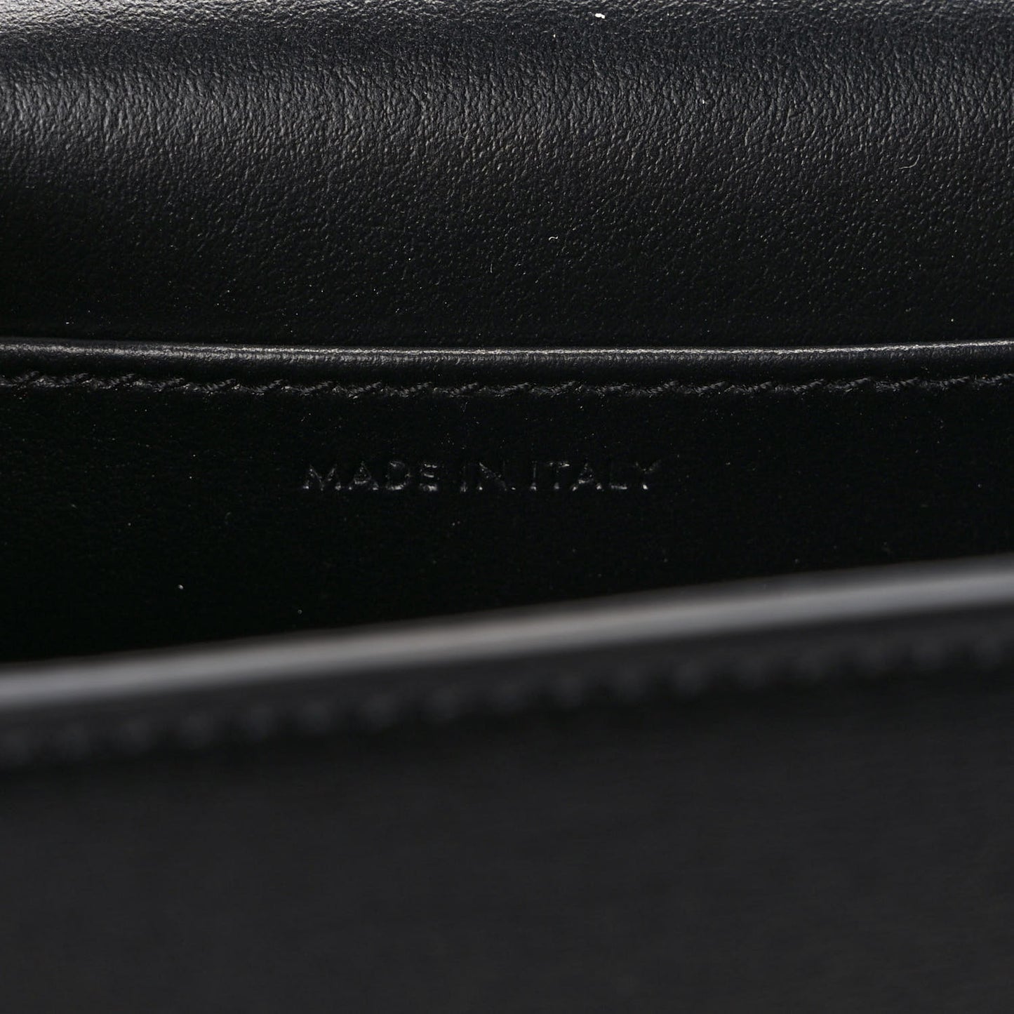 Shiny Calfskin Mini Triomphe Black