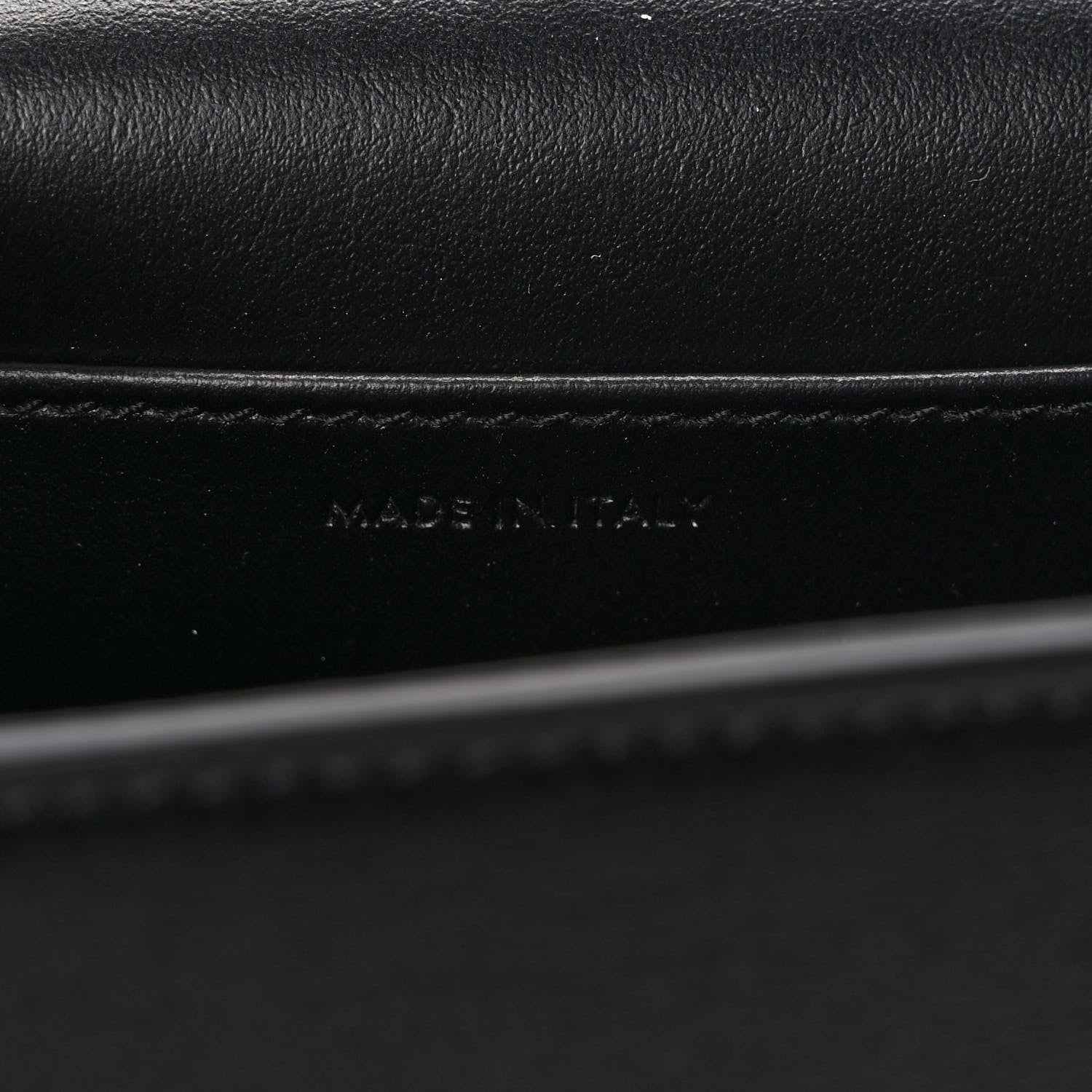 Celine Shiny Calfskin Mini Triomphe Black 7 of 10