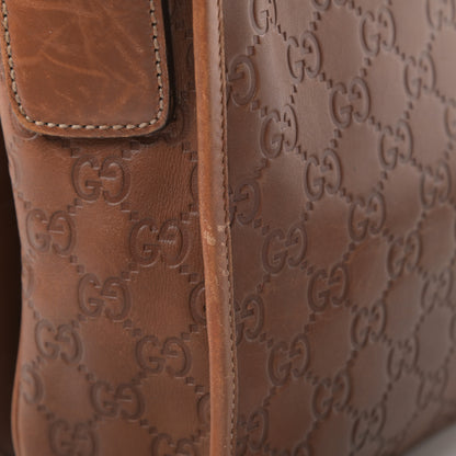 Gucci Guccissima Flap Messenger Bag Light Brown 14 of 16