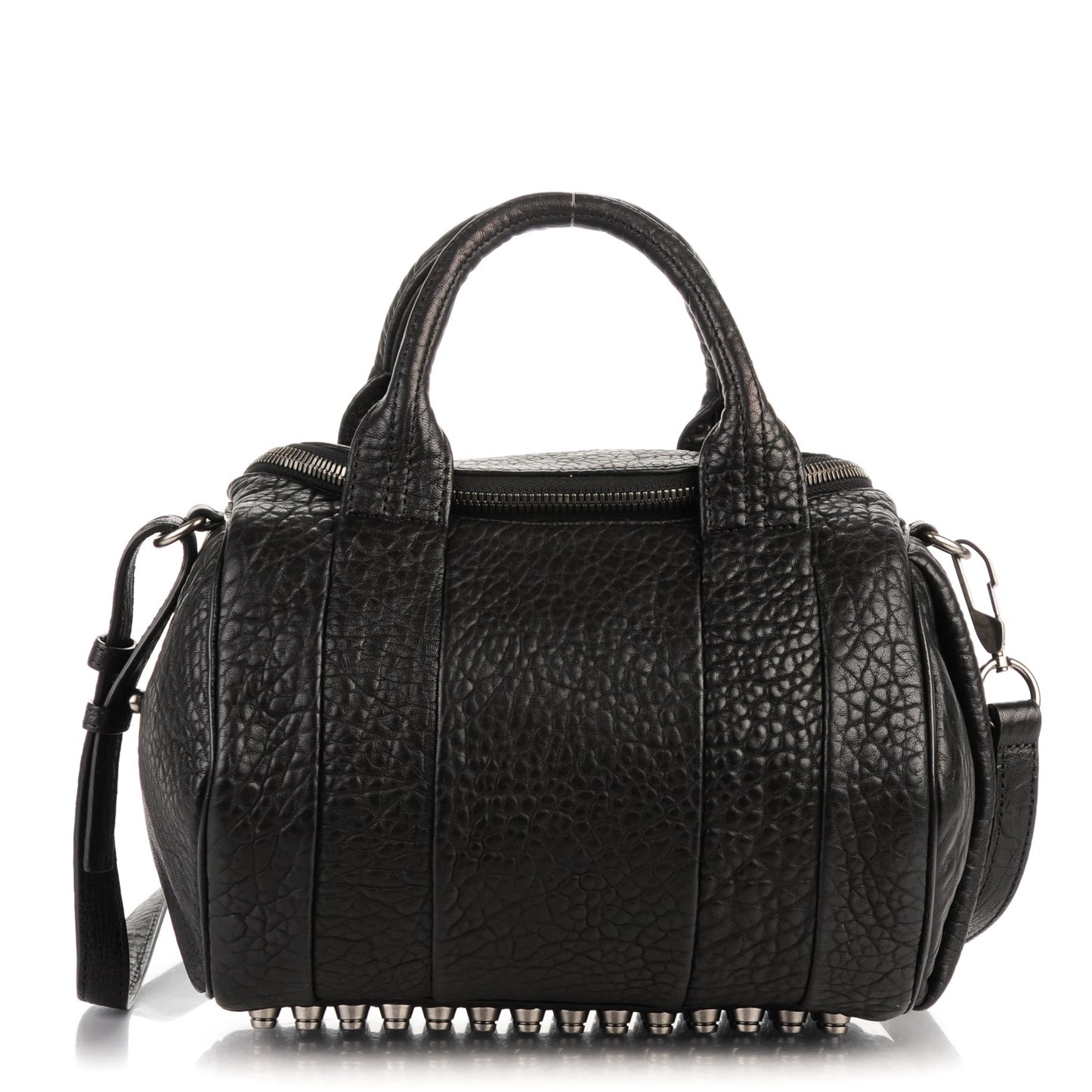 Pebbled Lambskin Rockie Black Nickel Hardware