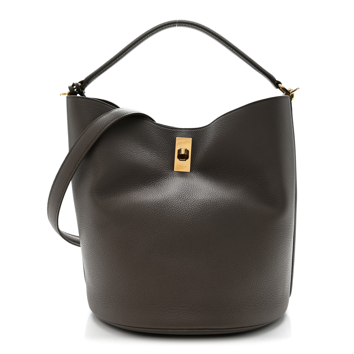 Celine Supple Grained Calfskin Bucket 16 Bag Pebble 1 of 12