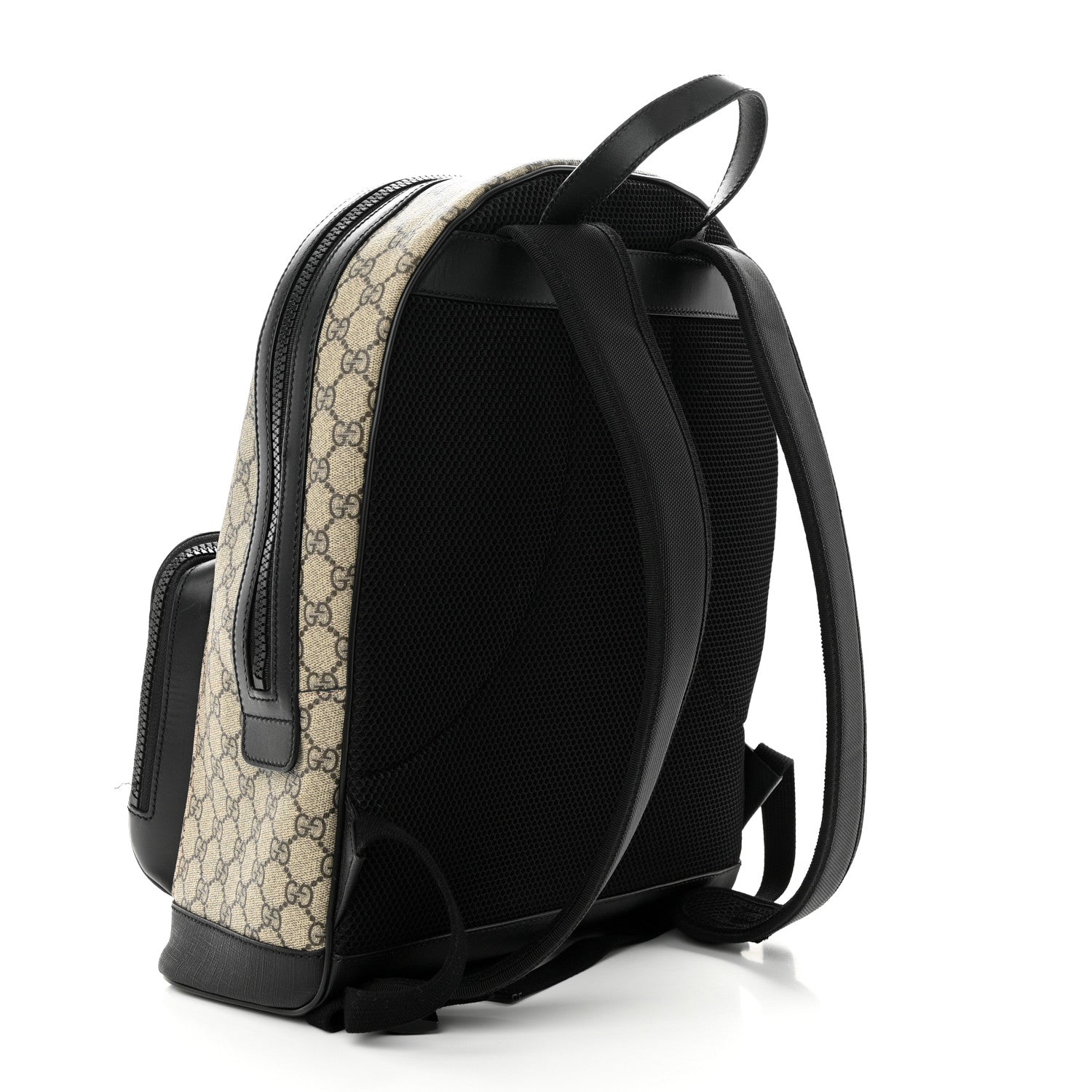 Gucci GG Supreme Monogram Medium Backpack Black 3 of 11