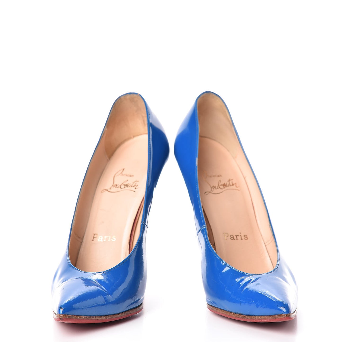 Patent Lola Pumps 37 Blue
